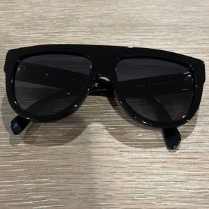 CELINE Flat Top Gradient Shield Sunglasses